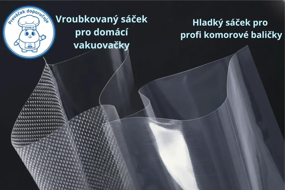 Srovnání vakuovacích sáčků a rolí pro domácí vakuovačky potravin